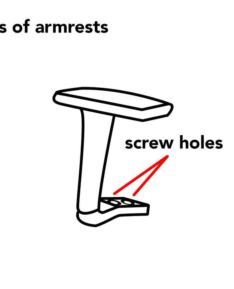screw holes