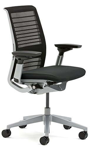 Steelcase Think Designer Mesh Back Office Chair adjustable with arms Black