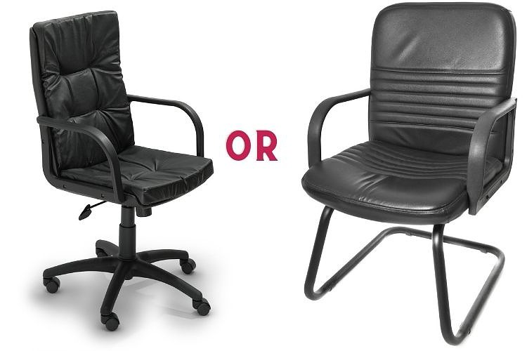 Chair with or without wheels