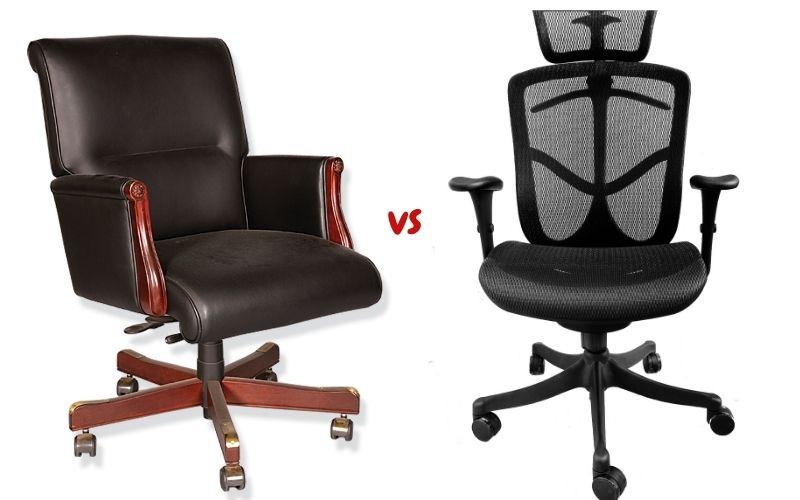 leather vs mesh chair 