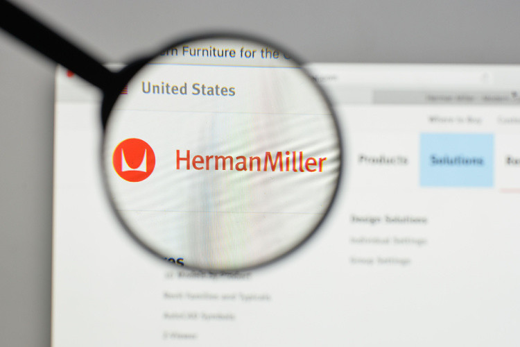 Herman Miller website homepage