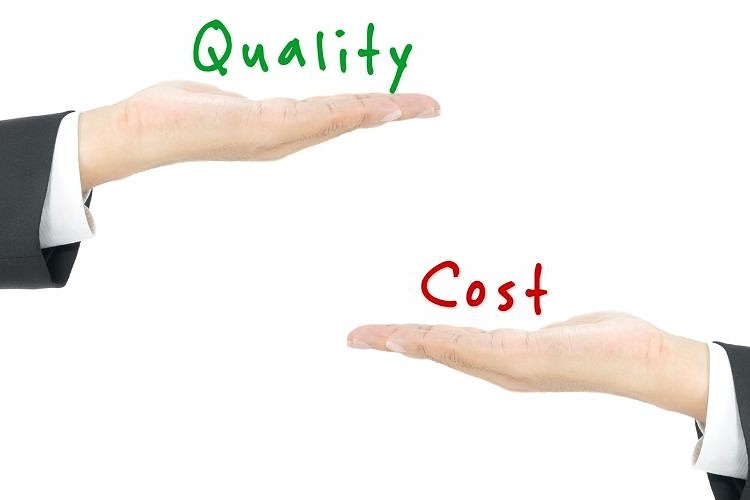 cheaper prices often mean cheaper materials