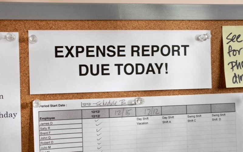 Expense report