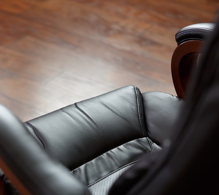 fix a flat cushion in an office chair