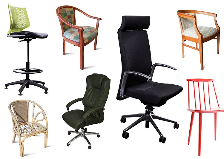 Many kinds of chair to consider