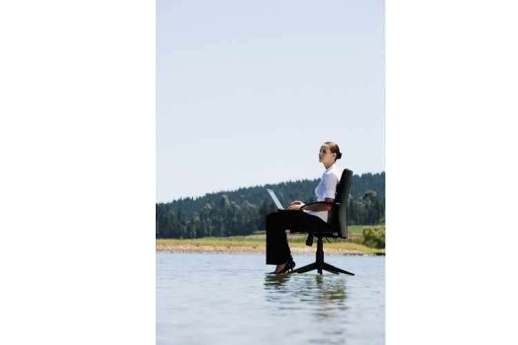 Water on the office chair