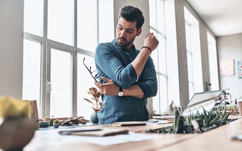 standing up for long periods may trigger positional headaches