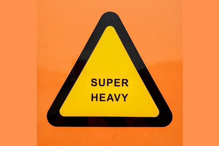 Super heavy danger sign
