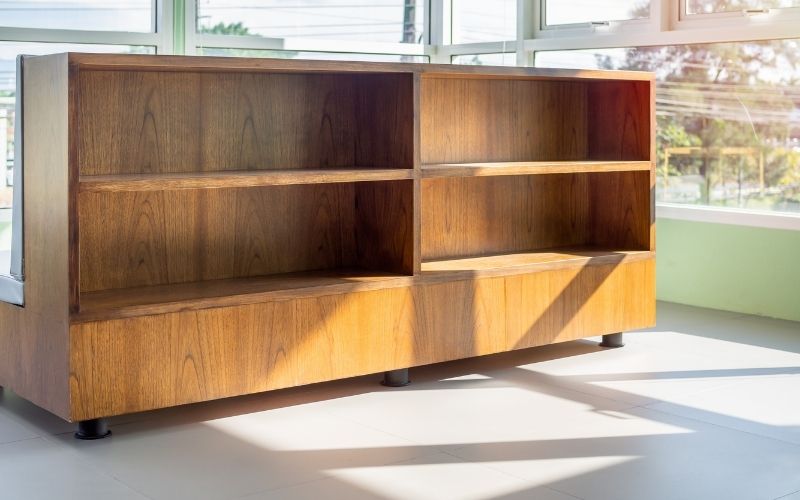 Use book shelf as a standing desk