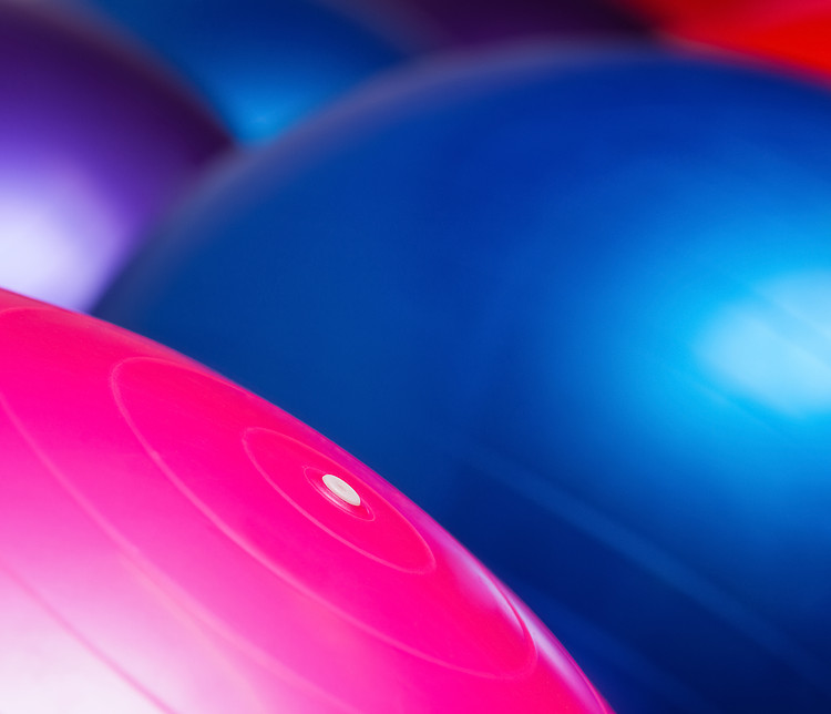 different exercise balls