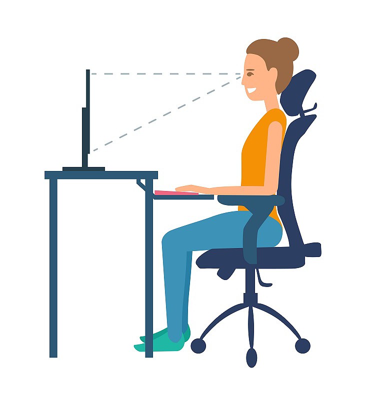 office ergonomic chair feature