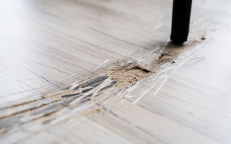  Damage on Vinyl Floors