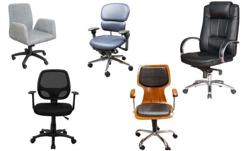 five common types of office chair