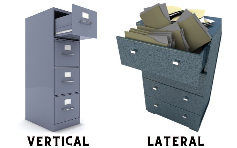 vertical vs lateral file cabinet