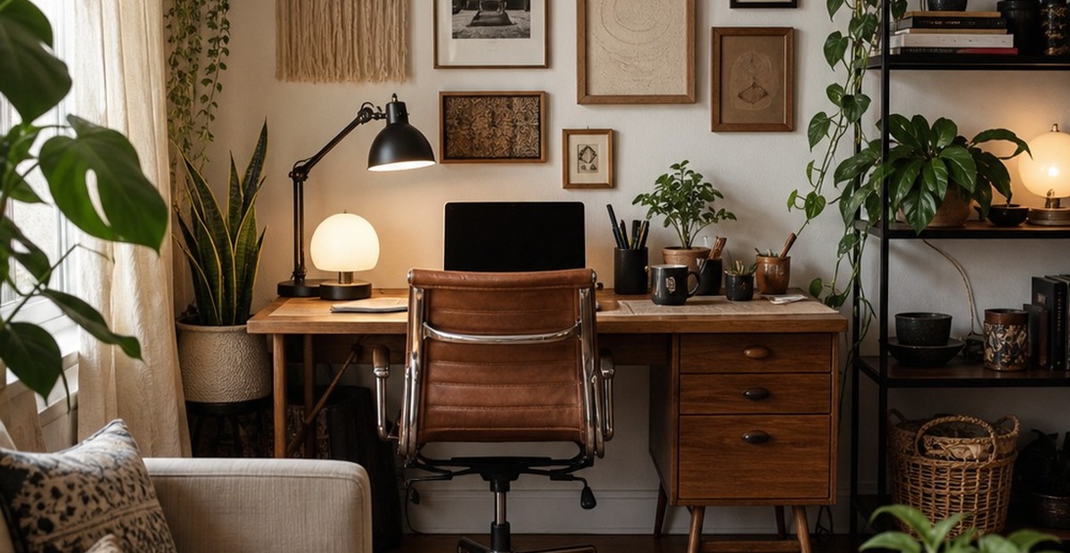 Living Room Home Office Ideas That Actually Feel Livable