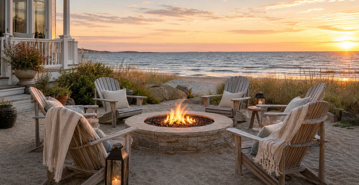 Beach Fire Pit Ideas That Make Outdoor Evenings Feel Planned