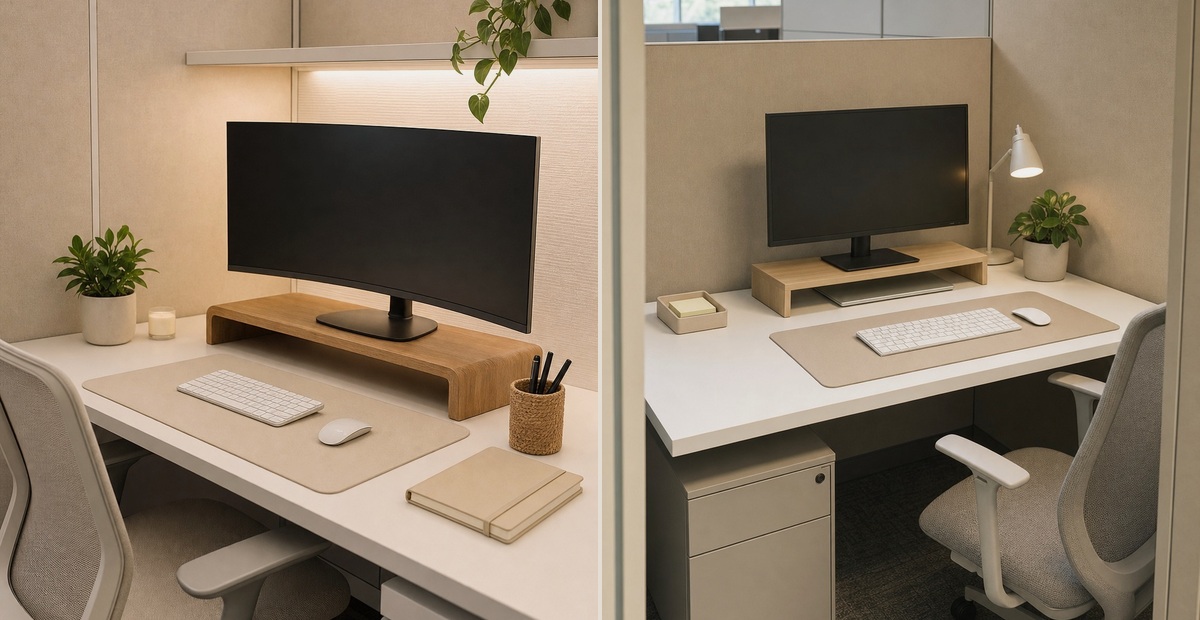 10+ Minimalist Cubicle Decor Ideas That Still Feel Warm