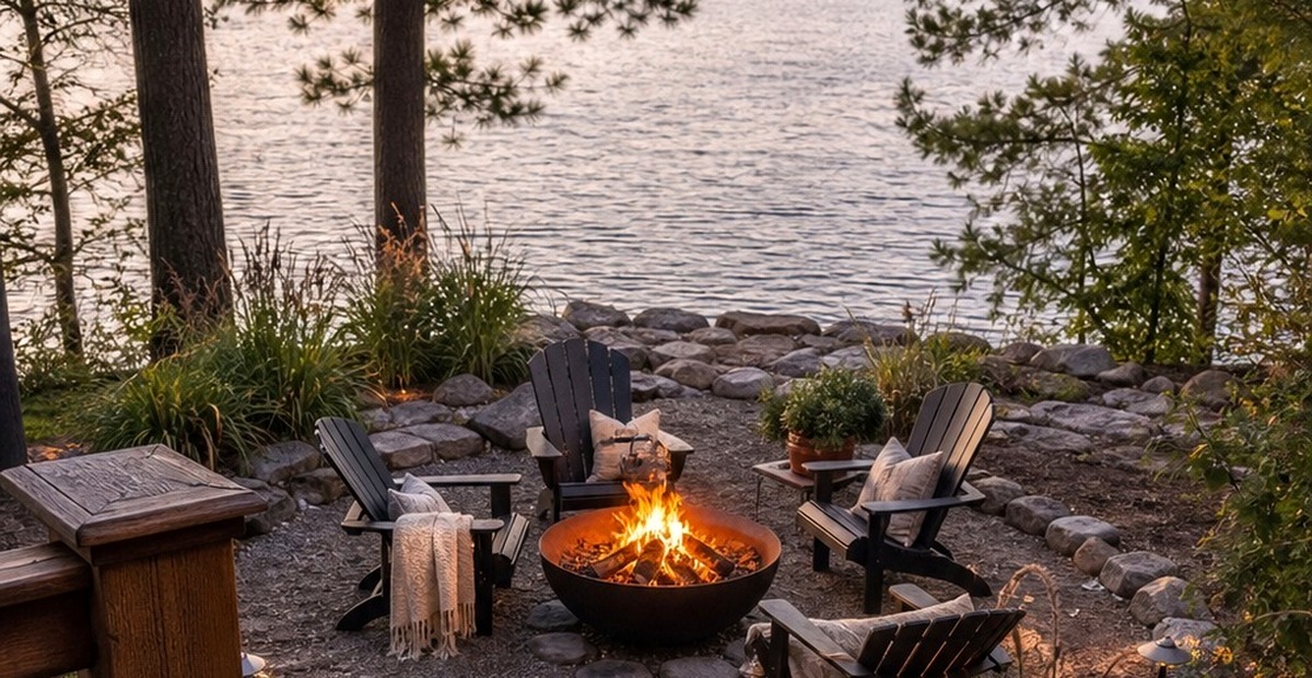 25+ Deck Ideas With Fire Pit Setups That Make the Outdoor Space Feel Built In