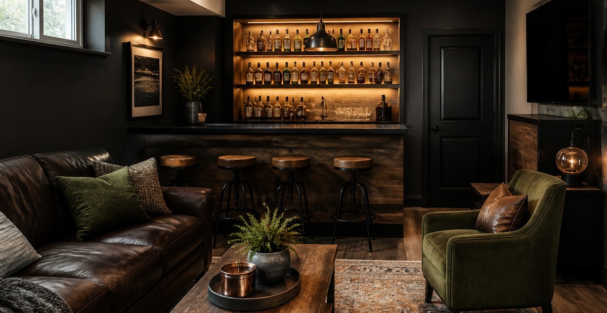 20+ Man Cave Basement Bar Ideas That Make the Room Feel Finished