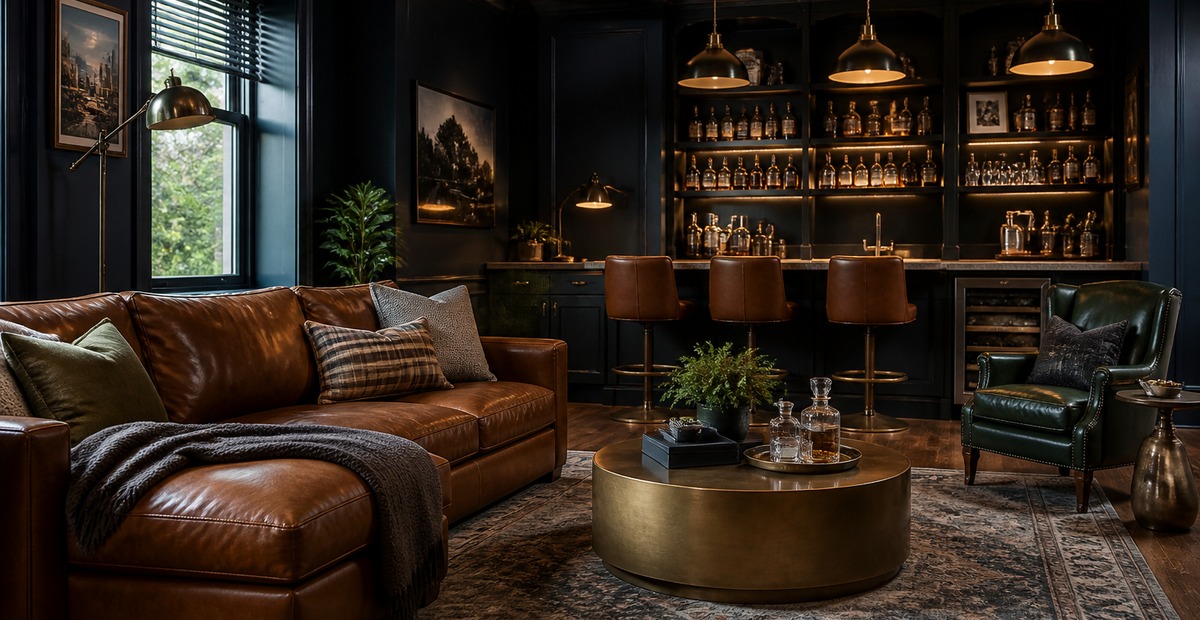 Cozy Man Cave Color Schemes That Feel Warm and Relaxed