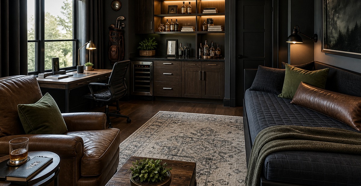 Man Cave Guest Room Ideas That Feel Cozy and Masculine