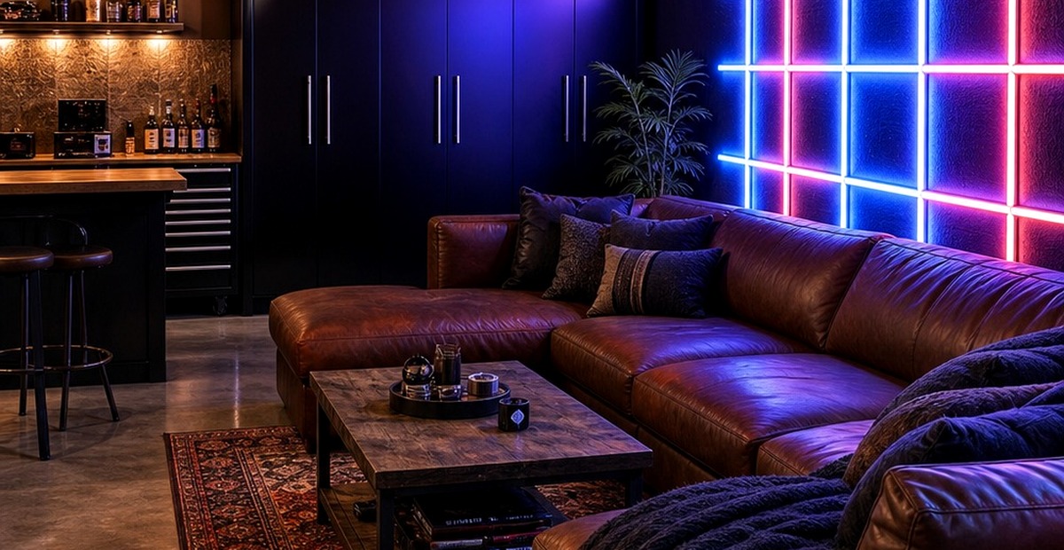 Man Cave Neon Decor Ideas That Feel Moody Without Looking Cheesy