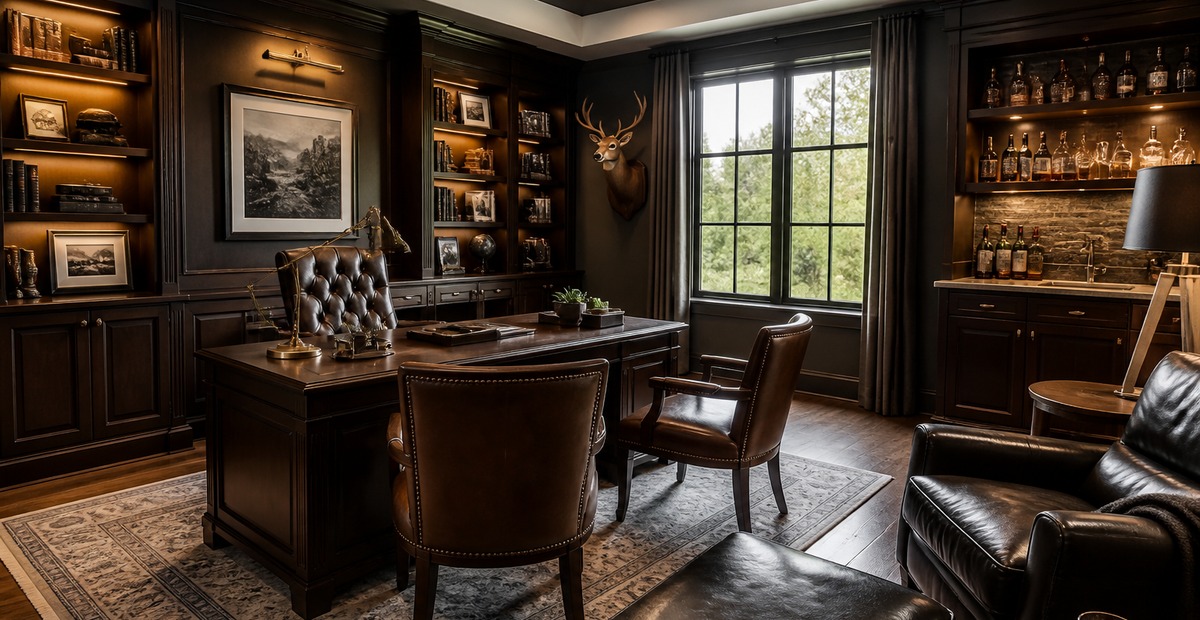 Man Cave Office Ideas That Feel Like a Private Retreat