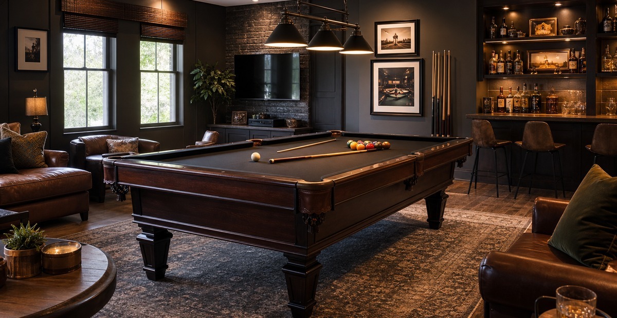 20+ Man Cave Pool Room Ideas That Make Game Night Feel Finished