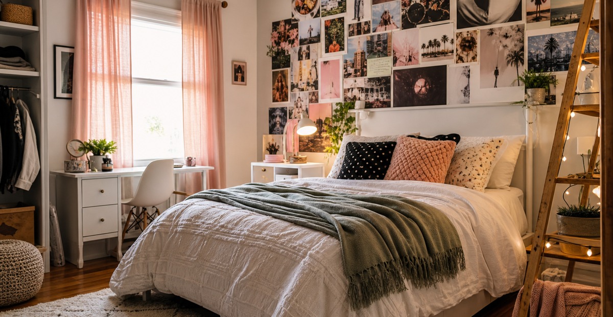 Teen Girl Bedroom With Posters Ideas That Still Feel Like a Real Room