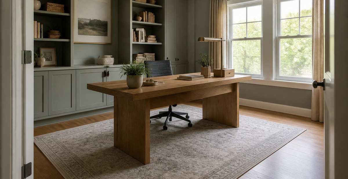22 Home Office Ideas With a Desk in the Middle of the Room
