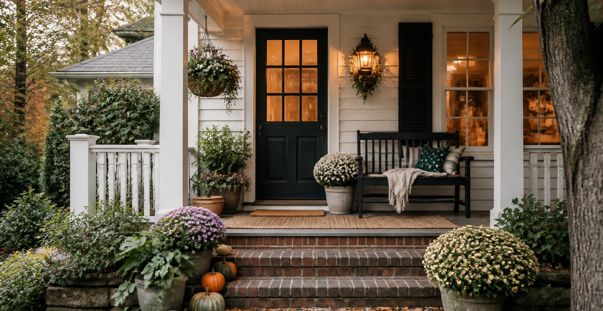 20+ Bright Front Porch Ideas With a Bench That Feels Truly Welcoming